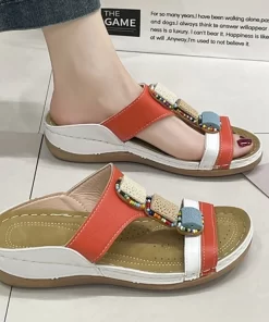 Women Wedge Slippers Premium Bohemian Anti slip Casual Female Platform Shoes Plus Size Orthopedic Diabetic Women.jpg (1)